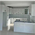 Cocina en aluminio color blanco